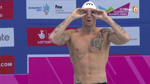 séries 50m papillon H - ChE 2016 natation (Bousquet, Lemaire)