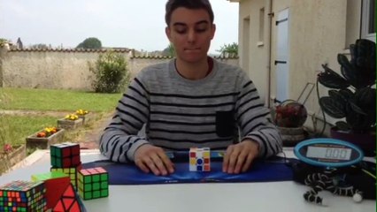 Le roi du rubix cube ! (images Frédéric Berg)