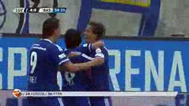 FC Luzern vs FC Basel 4-0 Nicolas Haas Goal Swiss Super League 16-05-2016 HD