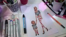 Desenho de Moda - Look Mãe & Filha (especial dia das mães)