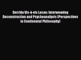[Read PDF] Derrida Vis-à-vis Lacan: Interweaving Deconstruction and Psychoanalysis (Perspectives