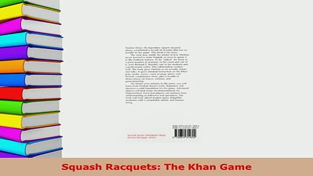 PDF  Squash Racquets The Khan Game  Read Online