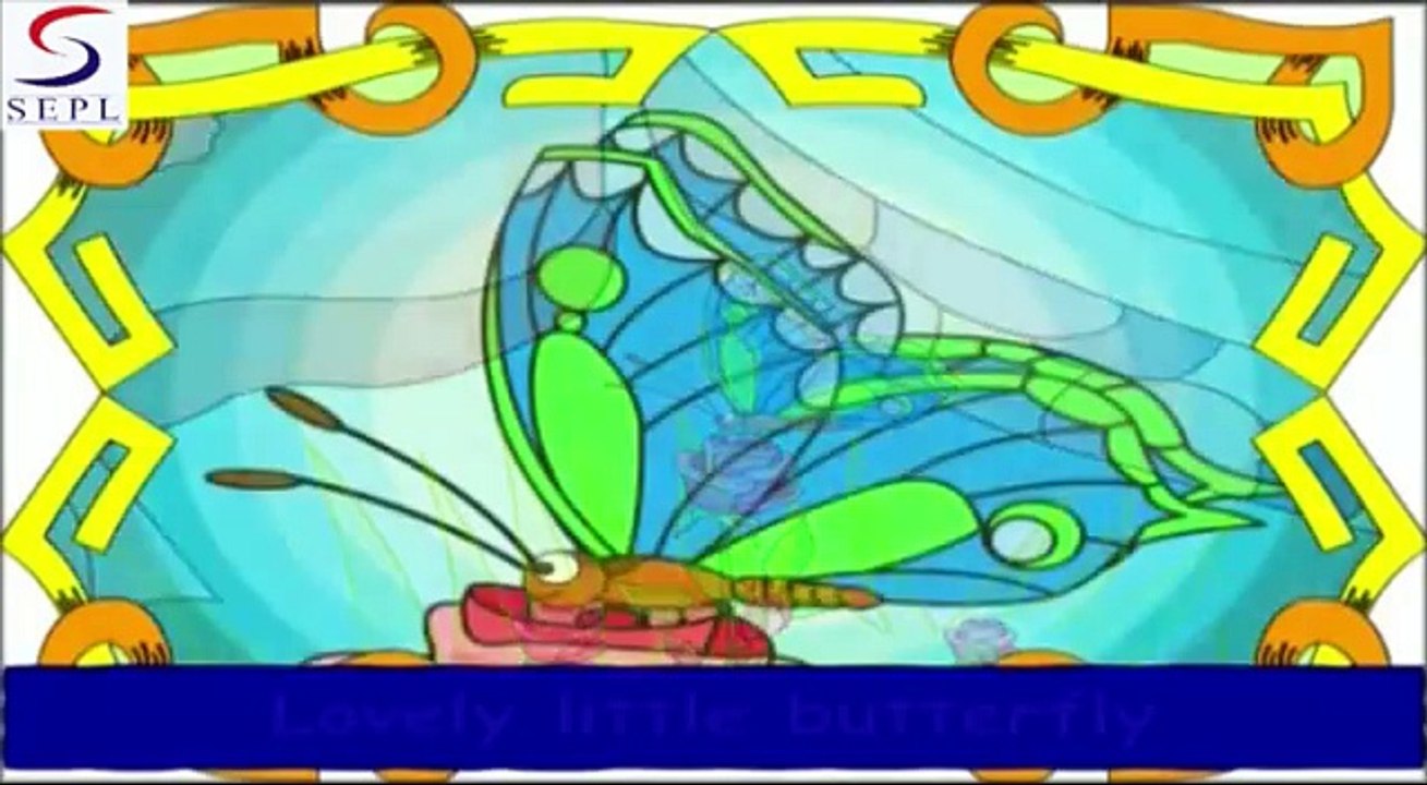 Lovely Little Butterfly - Children Songs & Nursery Rhymes In English With Lyrics