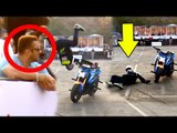 Salman Khan Watches Sports Bike STUNT Gone Wrong