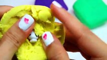 PEPPA PIG FROZEN Play Doh shapes surprise eggs Disney toys egg surprise Rio Minnie #playdoh videos
