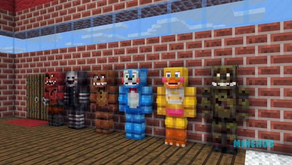 FNAF Monster School  Tennis   Minecraft Animation Five Nights At Freddy's