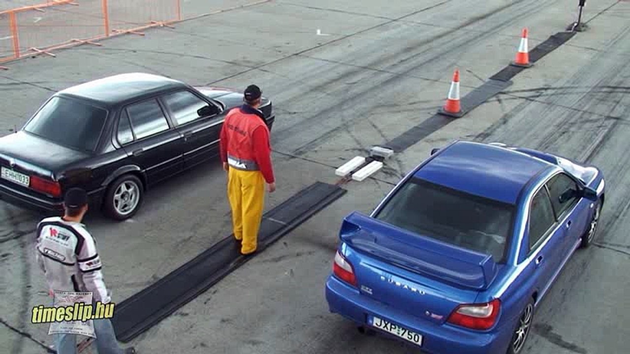 BMW E30 M34 M5 Vs. Subaru Impreza WRX STI