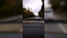 Sleepy Driver Causes Bad Three-Car Crash