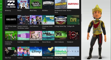 Ghostface and Scream avatar items on Xbox Live