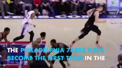 76ers become first NBA team to sell ad on jerseys