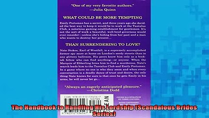 FREE DOWNLOAD  The Handbook to Handling His Lordship Scandalous Brides Series  BOOK ONLINE