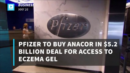 Pfizer buys Anacor for $5.2 billion, gets access to eczema gel
