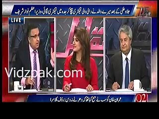 Imran Khan ne apna plot bhi hospital ko dediya ,Mian sahab aapne mulk ko kya diya hai :- Rauf Klasra