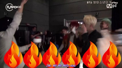 BTS FIRE İlk Ödülü Kutlaması