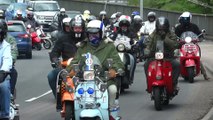 SOUTH WALES SCOOTERISTS at Monmouth (Gloucester Quays Rideout 15/5/2016)