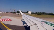 Alitalia CityLiner ERJ-175 EI-RDC - Takeoff from Milan-Linate Airport with City-View