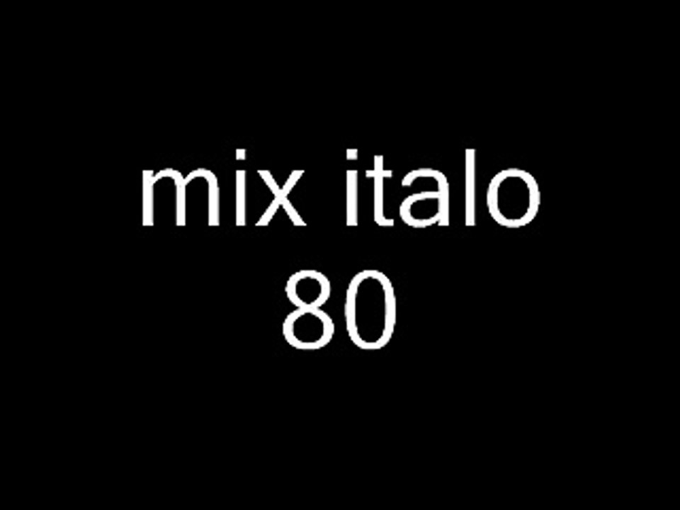 mix italo 80 mixer par moi