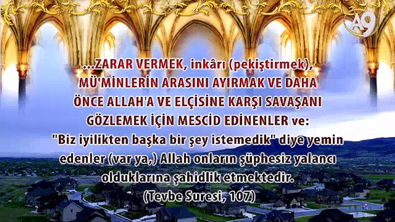 Münafıklar müslümanların dağılmasını hedeflerler