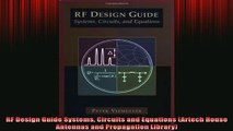 READ book  RF Design Guide Systems Circuits and Equations Artech House Antennas and Propagation Full EBook