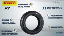 3D-обзор шины Pirelli P7 - 4 точки. Шины и диски 4точки - Wheels & Tyres 4tochki