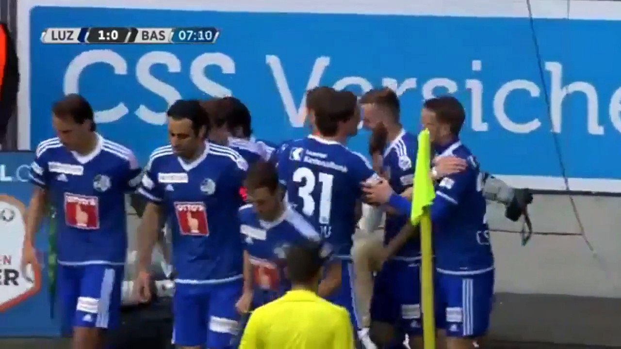 FC Luzern 4-0 FC Basel  All goals  Swiss Super League 16-05-2016 HD