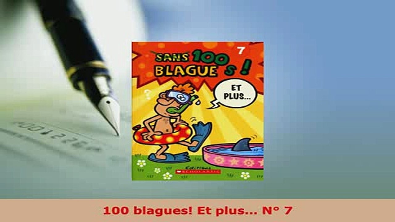 PDF  100 blagues Et plus N 7 Free Books