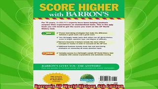 best book  Barrons AP World History 6th Edition