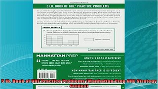 new book  5 lb Book of GRE Practice Problems Manhattan Prep GRE Strategy Guides