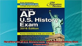 new book  Cracking the AP US History Exam 2016 Edition College Test Preparation