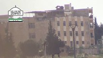 حلب || حي الخالدية || استهداف 23 الجوية بال23 م /ط الجيش الحر الله اكبر
