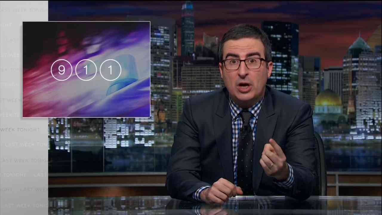 Oliver Reveals State of U.S. 911 Systems