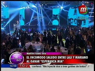Incómodo momento entre Lali Espósito y Mariano Martínez