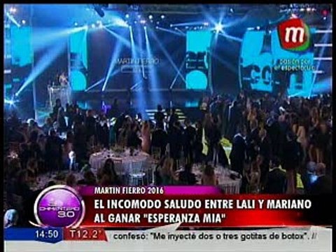 Incómodo momento entre Lali Espósito y Mariano Martínez