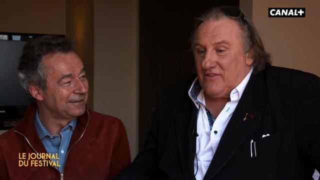 Gérard Depardieu - Le Journal du Festival - Michel Denisot - Cannes 2016 - CANAL+