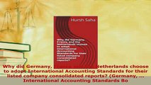 PDF  Why did Germany France and the Netherlands choose to adopt International Accounting Download Online