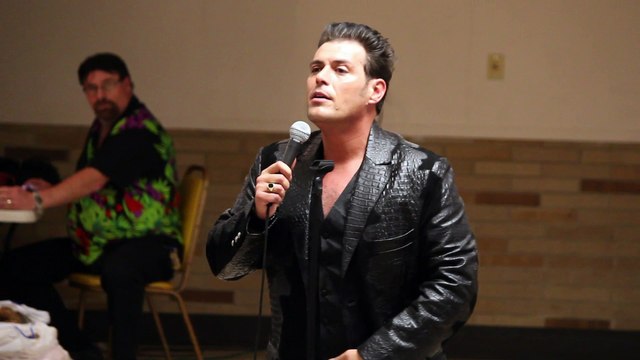 Franz Goovaerts sings 'Burning Love' American Legion May 2016