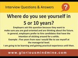 Job Interview Questions & Answers - Best Answer for FRESHERS and EXPERIENCED
