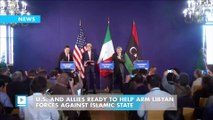 U.S. and allies jointly agree to help arm Libyan forces against ISIS