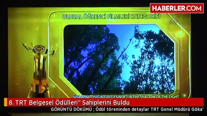 8. TRT Belgesel Ödülleri" Sahiplerini Buldu