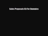[Read book] Sales Proposals Kit For Dummies [Download] Online