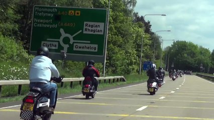 SOUTH WALES SCOOTERISTS rideout to Gloucester Quays (15/5/2016)