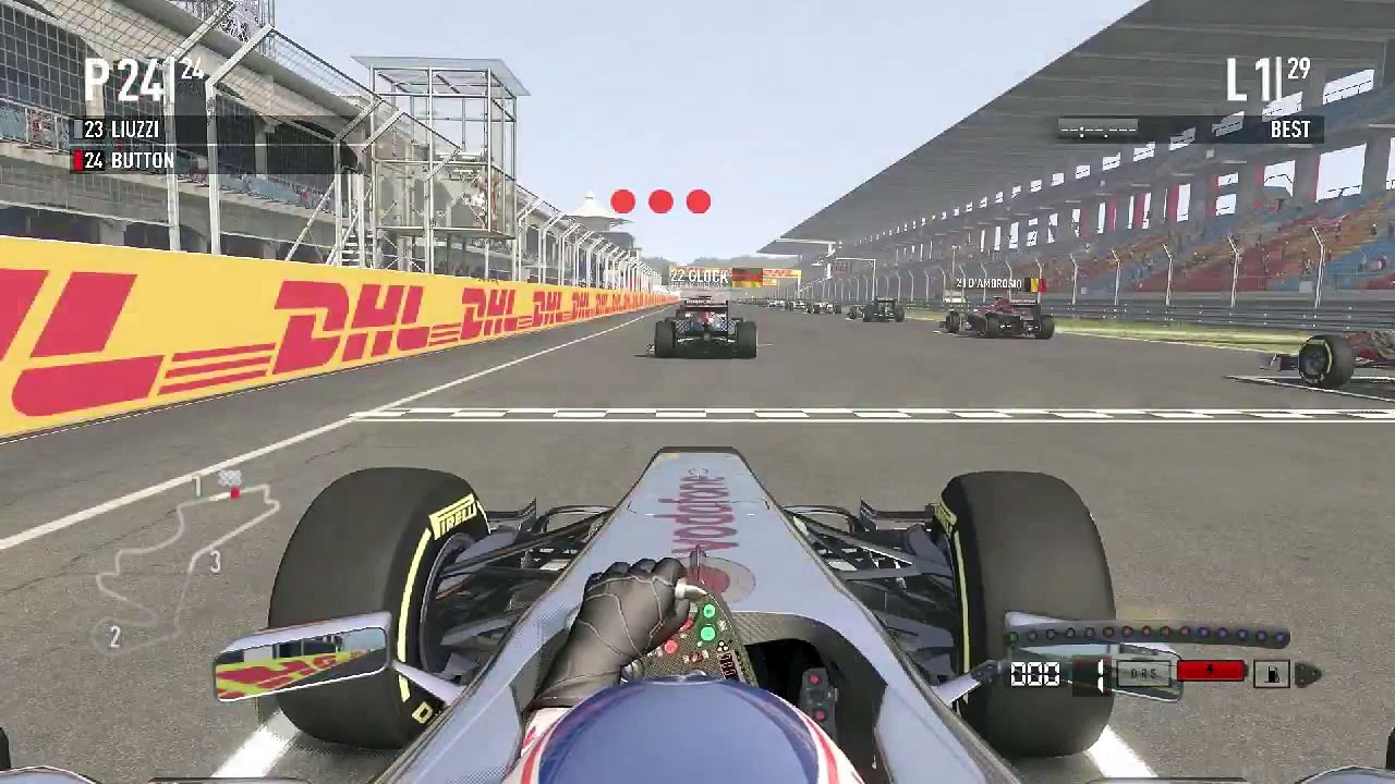 F1 2011 What a race Jenson Button at Istanbul