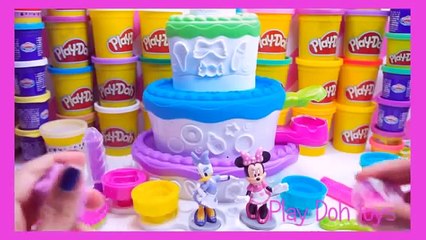 play doh cake mountain toy playset minnie mouse play doh lollipops playdoh videos