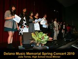 2010 Delano Music Memorial Spring Concert 02-23-10 Julie vocal solo