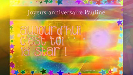 Heureux Anniversaire ,Pauline !