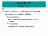 Ch40 Malnutrition