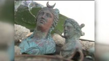 Gjenden objekte dhe statuja të mbytura 1600 vjet më parë - Top Channel Albania - News - Lajme