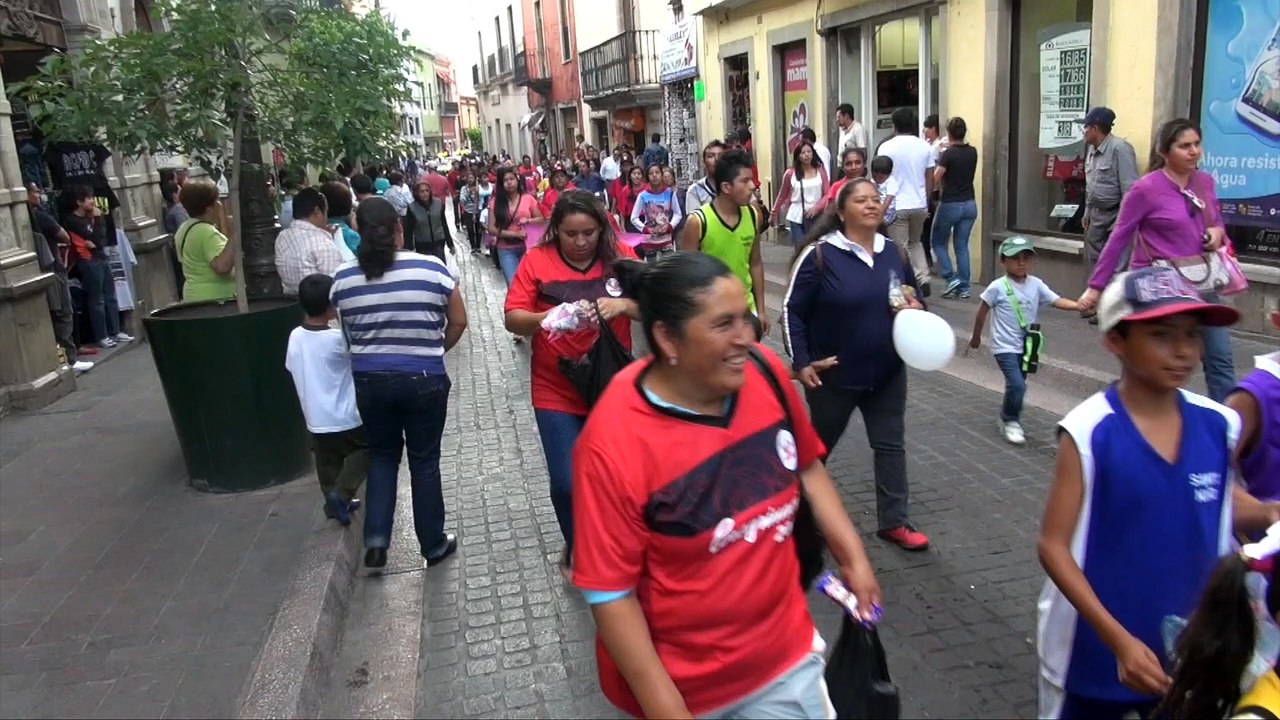 Peregrinación de los deportistas de Guanajuato Capital