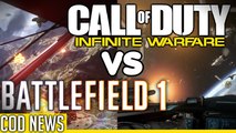 BATTLEFIELD 1 VS CALL OF DUTY INFINITE WARFARE! (COD NEWS) By HonorTheCall!