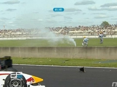 Viso crash in Magny Cours - GP2